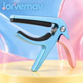 lorvemav™ Minibar Ukulele Capo, Compact Spring Capo with Silicone Contact Pads for Compatible Soprano, Concert & Tenor Ukuleles