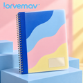 lorvemav™ Pagepulse Sheet Music Folder, 20-Sleeve Spiral Music Binder for 40 Letter-Size Pages with Index Tabs