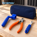 lorvemav™ Stringshift Manual Guitar Restringing Tool Set, Peg Winder, String Cutter & Bridge Pin Puller with Zippered Pouch