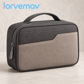 lorvemav™ Gigpatch Musician Accessory Organizer Bag, Padded Zippered Pouch with Removable Dividers for Capos, Picks, Straps & Small Gear